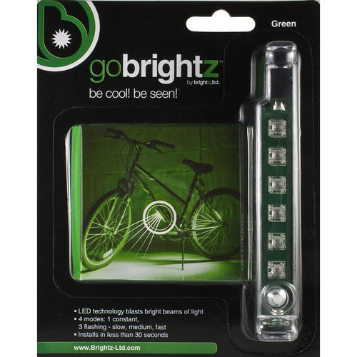 Brightz 9700303 Gobrightz Under Bike LED Light  Green