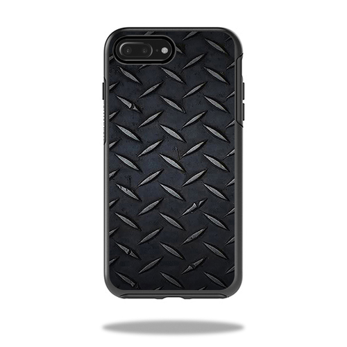 MightySkins OTSIP8PL-black diamond plate Skin for Otterbox Symmetry iP
