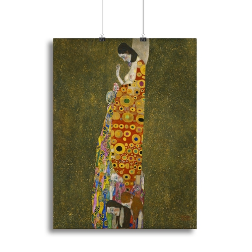 Hope II by Klimt Canvas Print or Poster