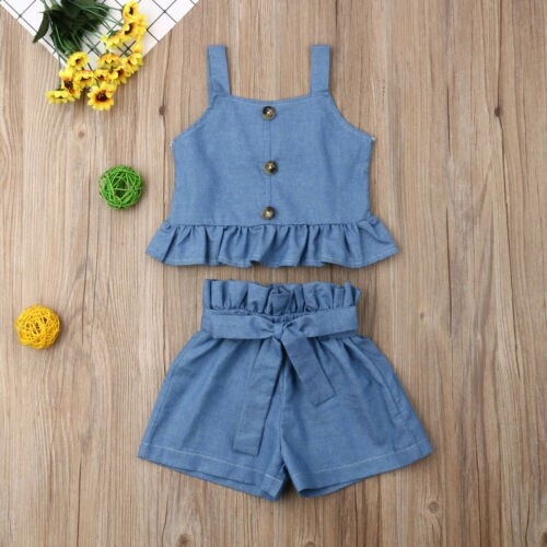 Pudcoco Brand Toddler Kid Baby Girl Ruffle Sling