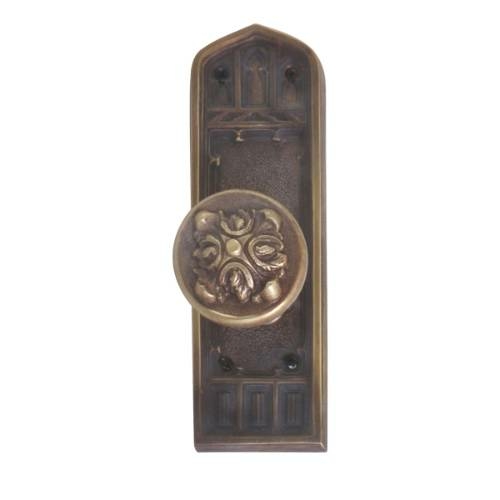 Brass Accents D04-K582G-MLT-613VB Interior Door Plate Privacy Set  2.7