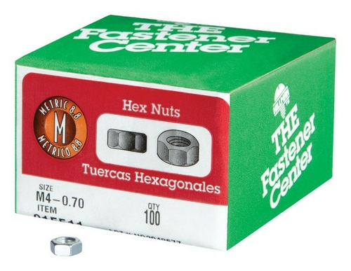 Hillman 915511 M4-0.70 Metric Hex Nut  100 per Box