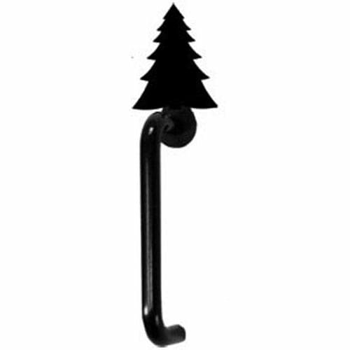 Wrought Iron Pine Tree Cabinet Vertical Door Handle