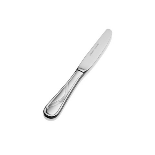 Bon Chef S2217 6.90 in. Wave Euro Solid Handle Butter Knife, Pack 