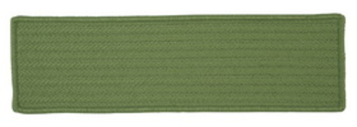 Colonial Mills H123A008X028S Simply Home Solid - Moss Green Stair Trea