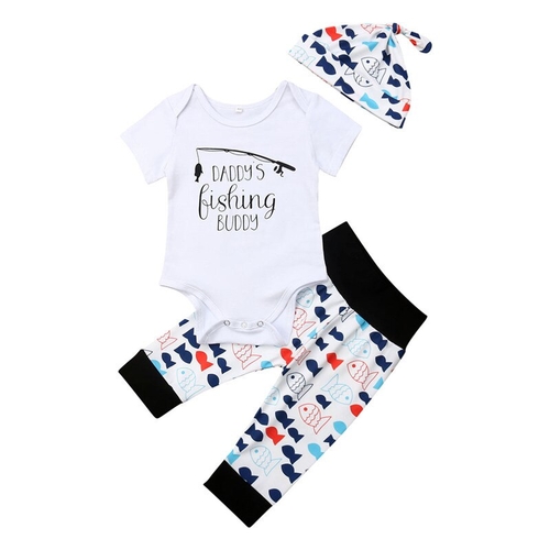 0-18M Newborn Baby Boys Clothes Sets Cute Summer