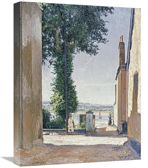 Global Gallery GCS-267569-22-142 22 in. Waiting for the Ferry Art Prin