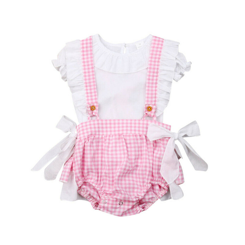 Newborn Baby Girl Princess Sleeve T shirt + Bow