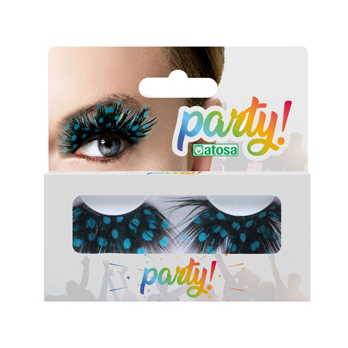 False Eyelashes Blue Spots