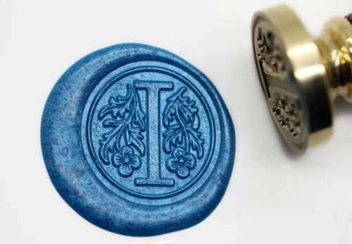 Alphabet Letter " I " Wax Seal Stamp , Sealing wax stamp