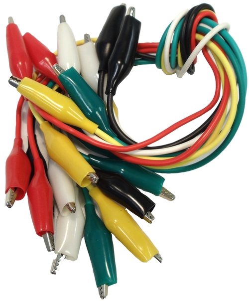 Kalibur KWD0610 10 Wire Test Lead Set with Alligator Clips