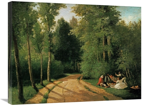 Global Gallery GCS-267029-30-142 30 in. A Picnic at Montmorency Art Pr