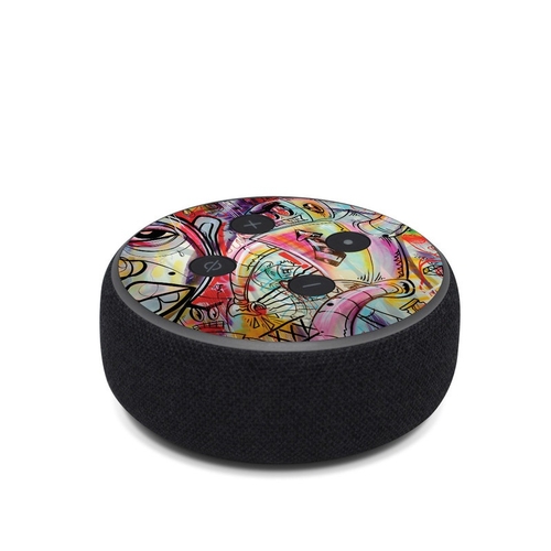 DecalGirl AED3-BAMELT Amazon Echo Dot 3rd Gen Skin - Battery Acid Melt
