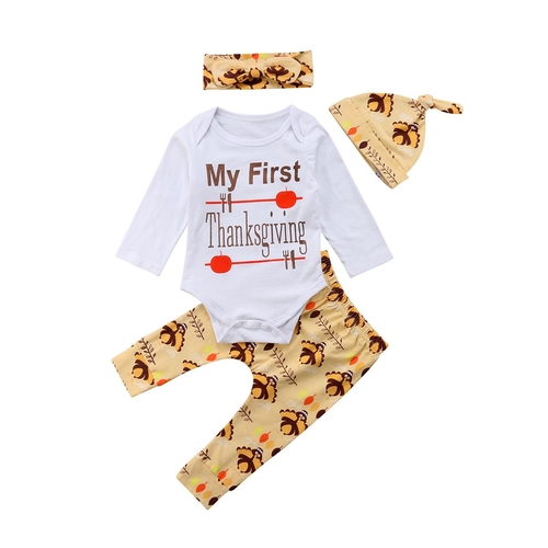 Newborn Infant Baby Boy Girl Long Sleeve Bodysuit