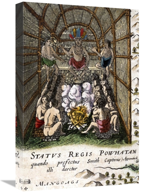 Global Gallery GCS-276752-22-142 22 in. Powhatan Inset Art Print - Joa