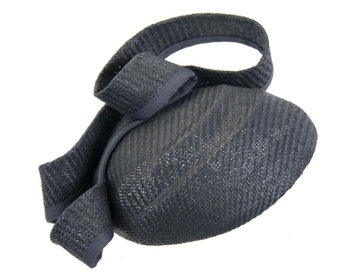 Navy pillbox fascinator