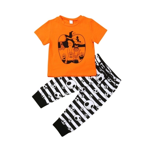 1 4T Kids Halloween Clothes Set Toddler Baby Boy