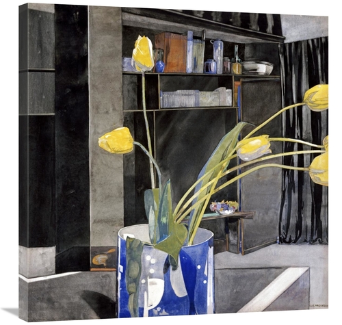 Global Gallery GCS-266809-30-142 30 in. Yellow Tulips Art Print - Char
