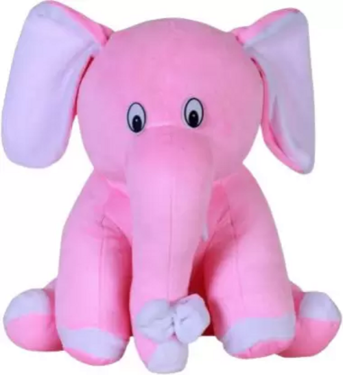 Cute and adorable stuffed animal soft toy for kids 25 cm  (Pink)