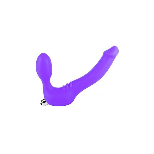 Strapless Strap On Vibrating Silicone M