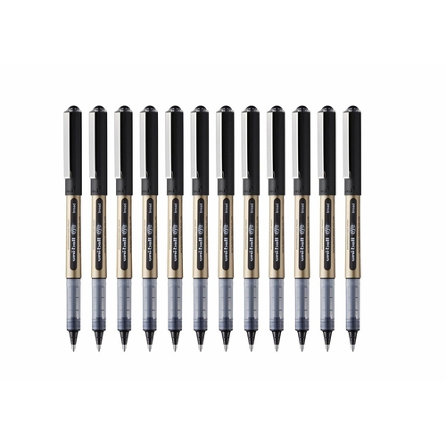 Liquid ink pen Uni-Ball Rollerball Eye Broad UB-150 Black 1 mm (12