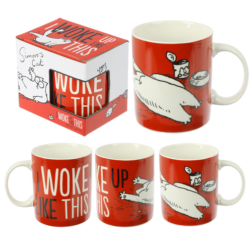 Collectable Porcelain Mug - Simon's Cat Slogan