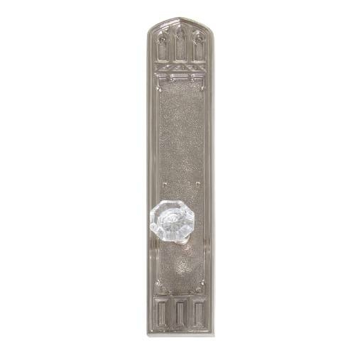 Brass Accents D04-K584G-HTF-613VB Interior Door Plate Privacy Set,