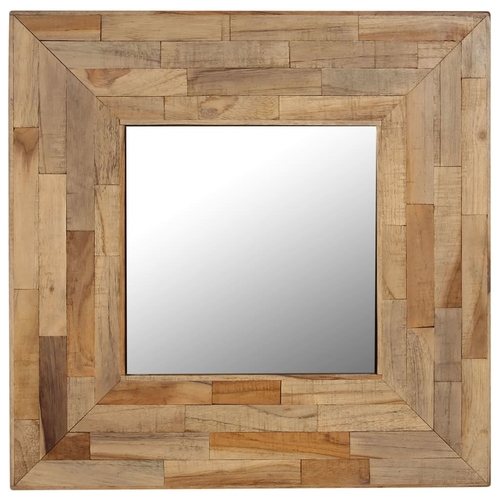 Mirror Reclaimed Teak 19.6"x19.6"