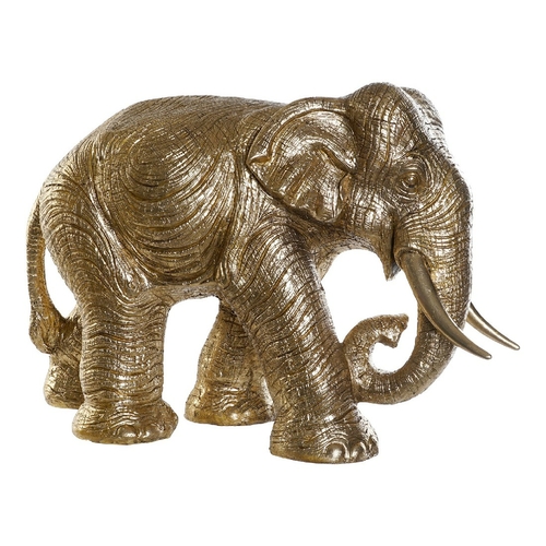 Decorative Figure DKD Home Decor RF-177265 Golden Resin Elephant
