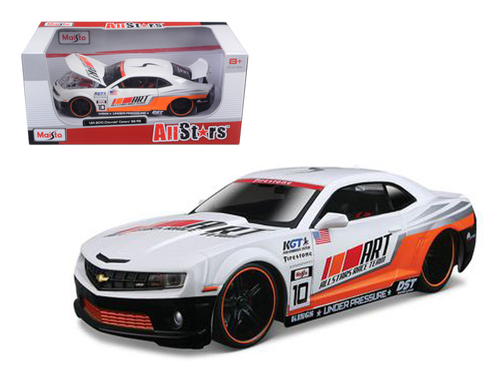 2010 Chevrolet Camaro RS SS \All Stars\" White 1/24 Diecast Model Car