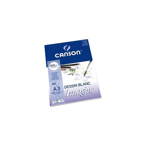 Drawing pad Canson Imagine A3 200 g 50 Sheets 5 Units