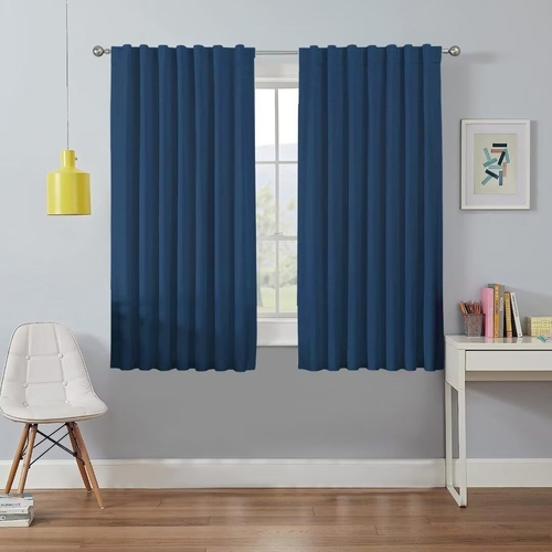 Curtains 72 inches Long 100% Blackout Drapes (SIZE-72X52INCH)