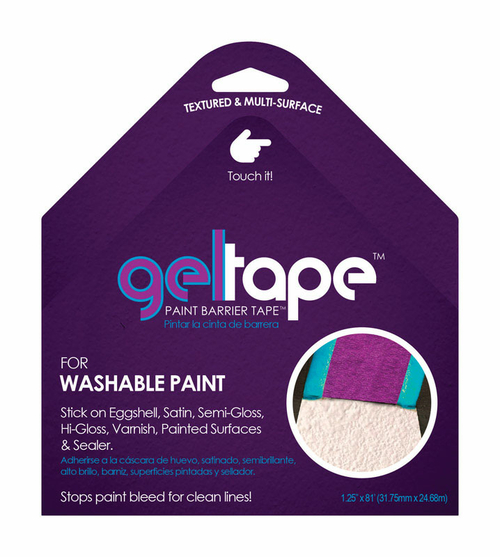 Gel Tape 1888734 1.25 in. x 81 ft. Painters Tape, Blue & Purple - 