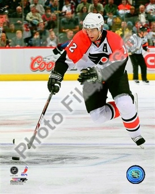 Photofile PFSAAKL03301 Simon Gagne 2008-09 Away Action Sports Photo - 