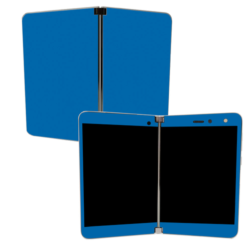 MightySkins MISURDUO-Solid Blue Skin for Microsoft Surface Duo - Solid