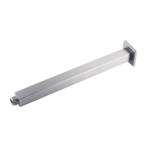 Square Chrome Ceiling Shower Arm 300 Mm Stainless Steel