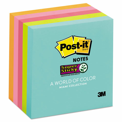 3M MMM6545SSMIA 3 x 3 in. Sticky note Notes Super Sticky Adhesive Note