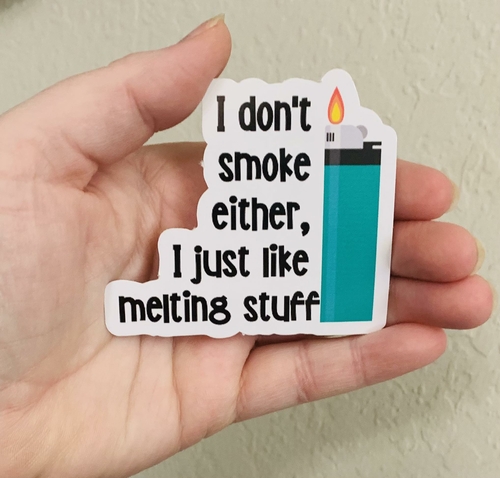 Melting Stuff Sticker/Magnet- Derry Girls