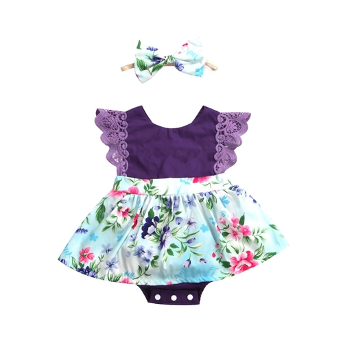 2018 Toddler Baby Girls Sisters Matching Floral