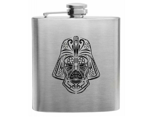 Day of the Dead Darth Vader, Darth Vader, Star Wars, Vader Flasks 