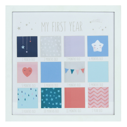 My First Year Baby Photo Frame