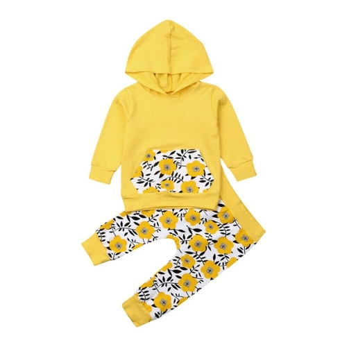 Newborn Kids Baby Girl Clothes Sets Floral Print