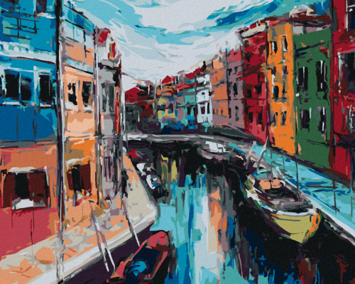 Paint by Numbers - HOUSES IN BURANO