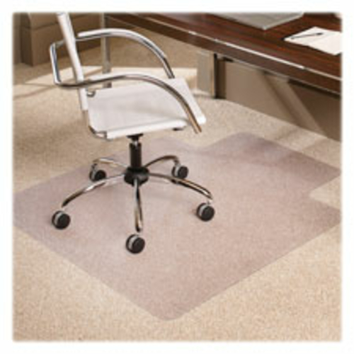 Low Pile Chairmat, Rectangular, 46 in. x 60 in., Clear