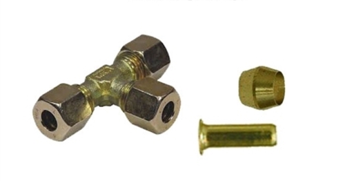 Airbagit FIT-COMPRESSION-TEE-94 Tee Compression 0. 5 x 0. 25 x 0. 5 in