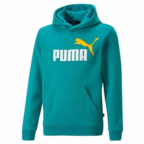Men’s Hoodie Puma Essentials+ Two-T Cyan