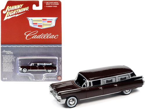 1959 Cadillac Hearse Brown Metallic \Special Edition\" 1/64 Diecast