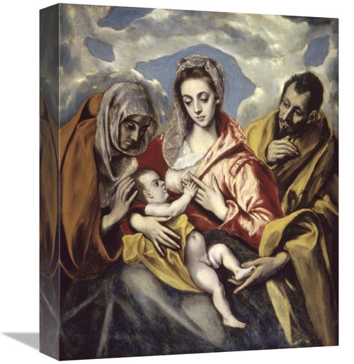 Global Gallery GCS-277478-16-142 16 in. Holy Family & Saint Anne Art P