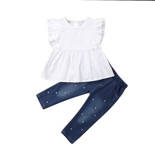 Toddler Baby Girls Summer Lovely Casual 2PCS Sets