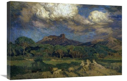 Global Gallery GCS-282508-30-142 30 in. The Driads Art Print - Rene Me